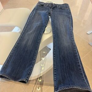 SWANK Dark Blue Boot, cut Low Jeans, Levi’s 27